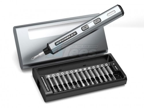 Arrowmax Miscellaneous All SES Mini Electric Screwdriver With Aluminium Case (28 in 1) Space Gray