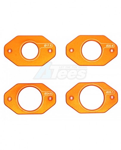 Arrowmax Miscellaneous All Wheel Piercer Plate For 1/32 Mini 4WD (Orange)