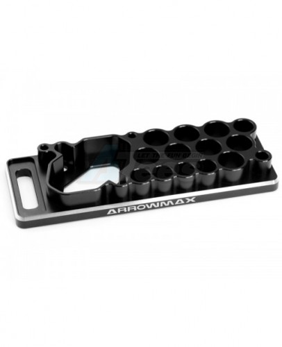 Arrowmax Miscellaneous All Tools Stand For 1/32 Mini 4WD (Black)