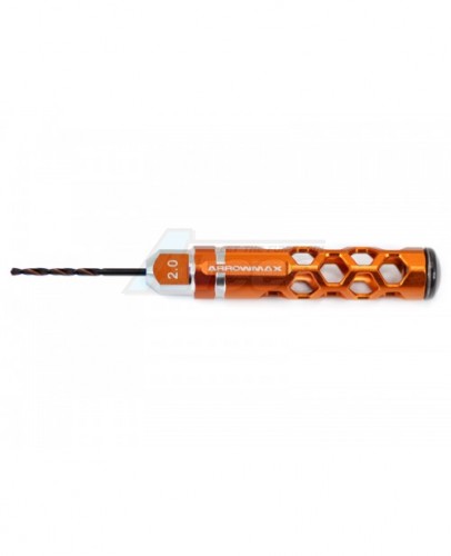 Arrowmax Miscellaneous All Drill 2.0MM For 1/32 Mini 4WD (Orange)
