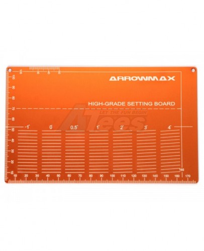 Arrowmax Miscellaneous All High Grade Setting Board For 1/32 Mini 4WD (Orange)