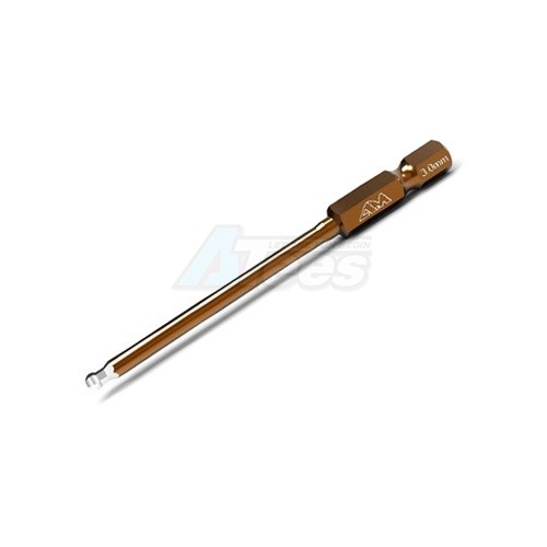 Arrowmax Miscellaneous All Ball Driver Hex Wrench 3.0 X 80MM Power Tip Only