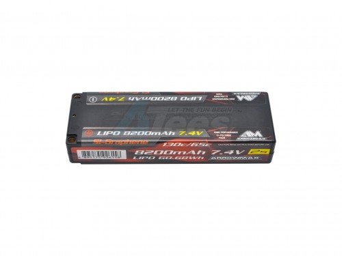 Arrowmax Miscellaneous All AM Lipo 8200mAh 2S TC - 7.4V 65C Continuous 130C Burst