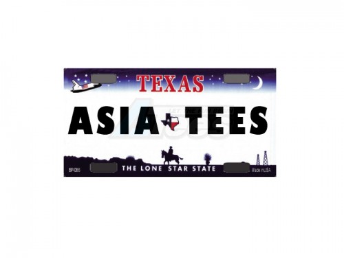 ATees Miscellaneous All Realistic Texas Licence Plate (ASIATEES) For RC Cars