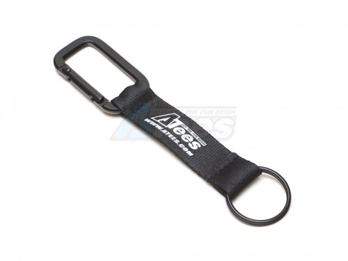 ATees Miscellaneous All ATees Team Keychain w/ Strap Black