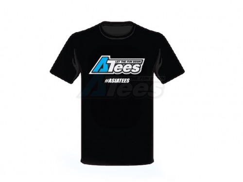 ATees Clothing T-Shirts ATees Team T-shirt Round Neck Tee XXXL Black