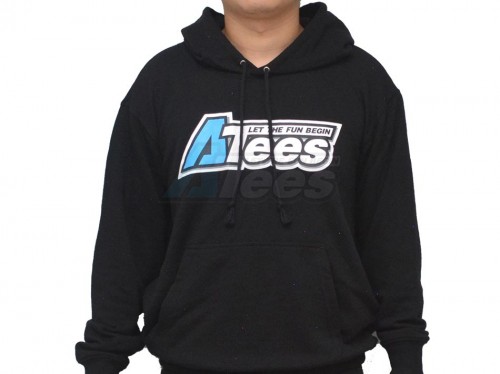 ATees Miscellaneous All ATees Teamwear Long Sleeve Hoodie Sweatshirt XXL Black