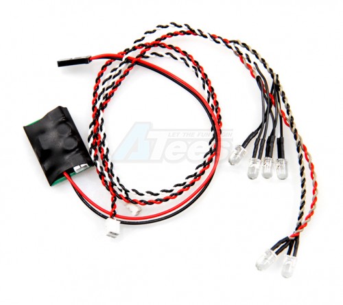 Axial Racing Axial AX10 Deadbolt Simple Led Controller W/led Lights (4 White and 2 Red)