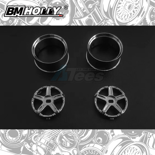 BM Racing Miscellaneous All AWD Chrome GTC Set Wide (22mm)