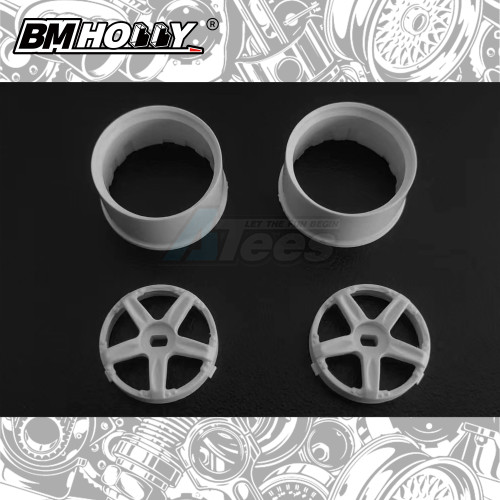 BM Racing Miscellaneous All AWD White GTC Set Wide (22mm)