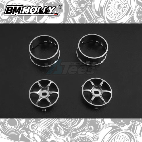 BM Racing Miscellaneous All AWD Chrome RGD2 Set Narrow (20mm)