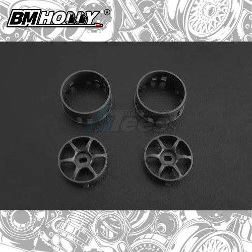 BM Racing Miscellaneous All AWD Gun Metal RGD2 Set Narrow (20mm)
