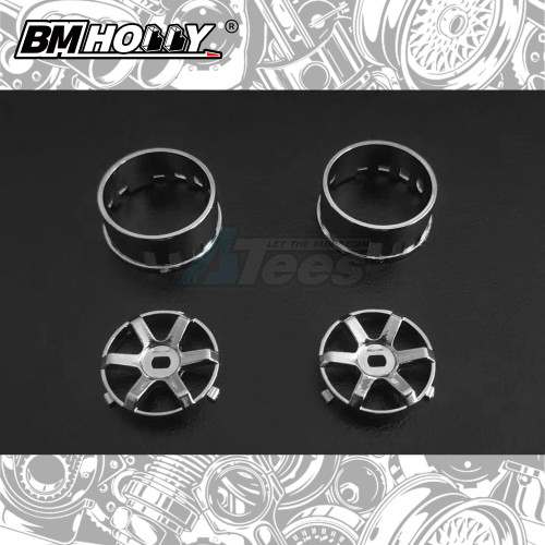 BM Racing Miscellaneous All AWD Chrome TE37 Set Narrow (20mm)