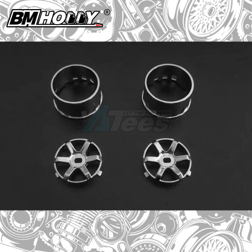 BM Racing Miscellaneous All AWD Chrome TE37 Set Wide (20mm)