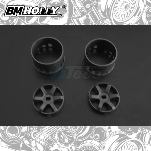 BM Racing Miscellaneous All AWD Gun Metal TE37 Set Wide (20mm)