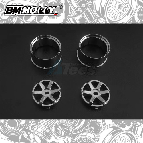 BM Racing Miscellaneous All AWD Chrome TE37 Set Wide (22mm)
