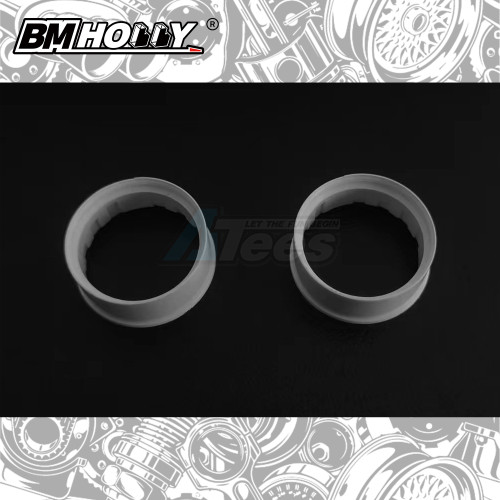 BM Racing Miscellaneous All White Outer Lip Narrow (22mm)