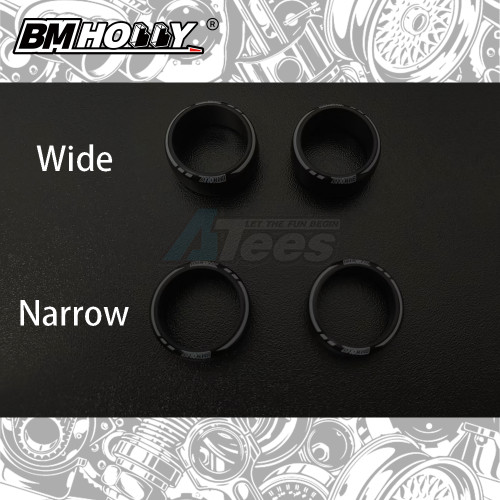 BM Racing Miscellaneous All 20mm Letter Drift Tires Set (4Pcs)