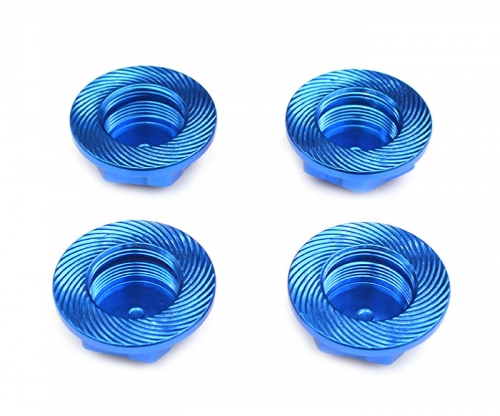 Boom Racing HPI Baja 5B RTR/5B SS/5T Aluminum Wheel Nuts Blue