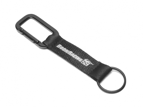Boom Racing Miscellaneous All Boom Racing Team Keychain w/ Strap Black