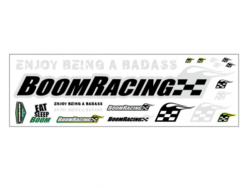 Boom Racing Miscellaneous All Boom Racing Decal Sticker Long