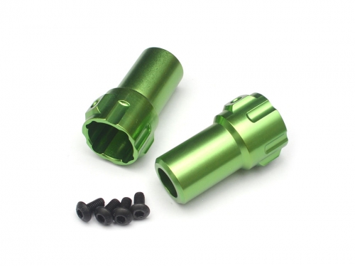 Boom Racing Axial SCX10 Aluminum Rear Axle Lock-out - 2Pcs Green