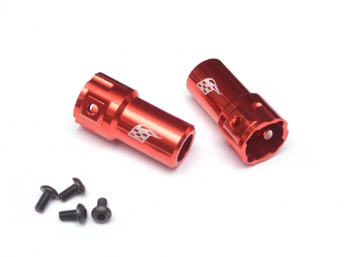 Boom Racing Axial SCX10 Aluminum Rear Axle Lock-out - 2Pcs Red