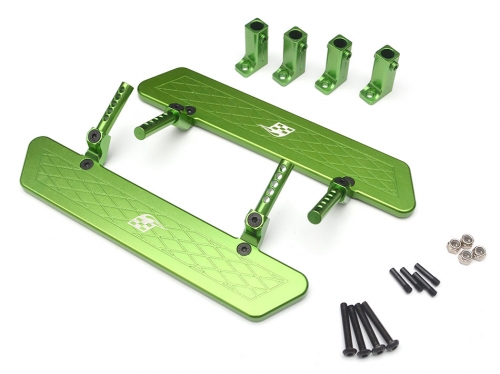 Boom Racing Axial SCX10 Aluminum Rock Rails Set - 1 Set Green