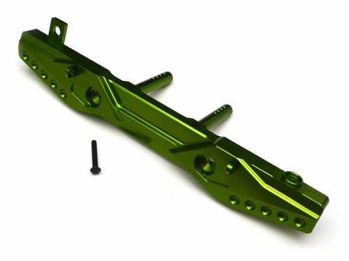 Boom Racing Axial SCX10 CNC Machined Aluminum Rear Bumper - 1 Pc Green