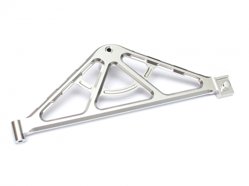 Boom Racing Axial SCX10 CNC Machined Aluminum Rear Spare Tire Carrier - 1 Pc Silver