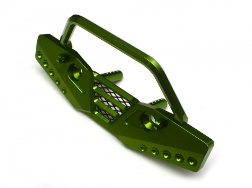 Boom Racing Axial SCX10 CNC Machined Aluminum Front Bumper - 1 Pc Green