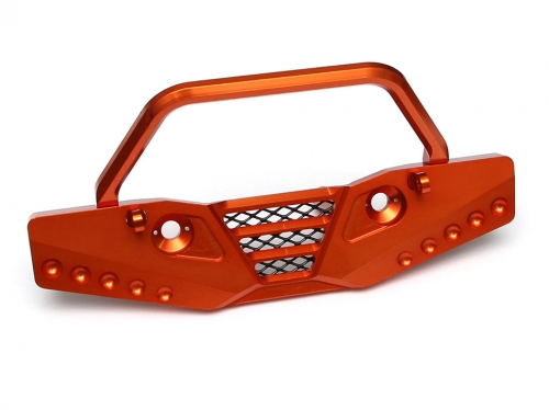 Boom Racing Axial SCX10 CNC Machined Aluminum Front Bumper - 1 Pc Orange