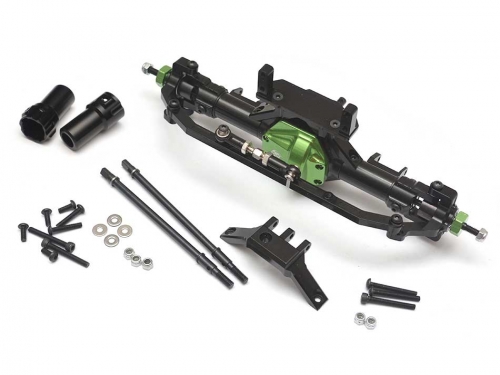 Boom Racing Axial SCX10 Complete Assembled Aluminum Convertible Front or Rear Axle Green