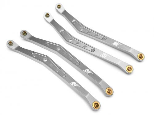Boom Racing Axial Wraith Aluminum Upper Linkage (4) Silver