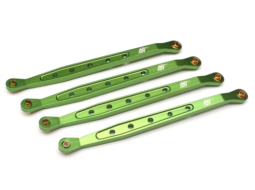 Boom Racing Axial Wraith Aluminum Chassis Linkage (4) Green