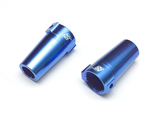 Boom Racing Axial Wraith Aluminum Rear Axle Lock-out (2) Blue