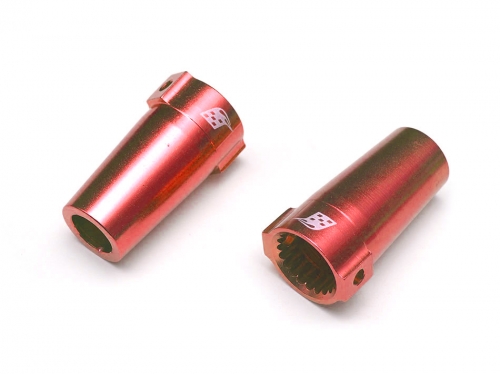 Boom Racing Axial Wraith Aluminum Rear Axle Lock-out (2) Red