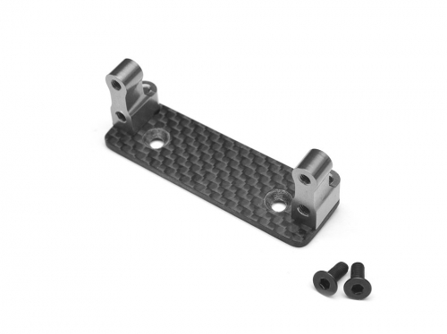 Boom Racing Axial Wraith Aluminum Servo Mount Gun Metal