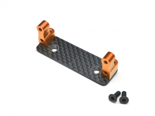 Boom Racing Axial Wraith Aluminum Servo Mount Orange