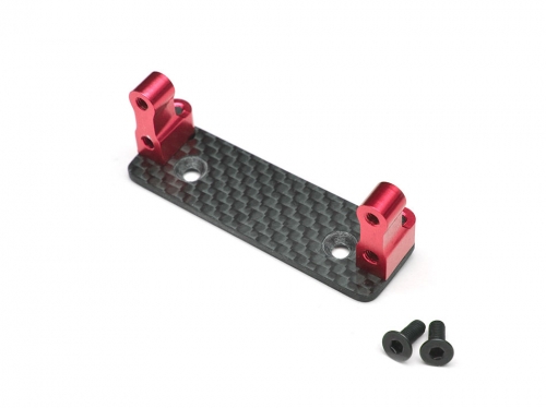 Boom Racing Axial Wraith Aluminum Servo Mount Red