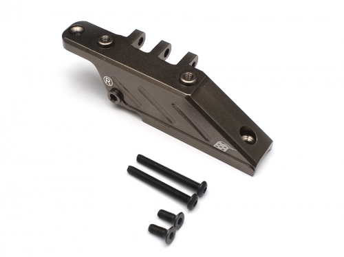 Boom Racing Axial Wraith Aluminum Rear Offset Axle Link Mount Gun Metal