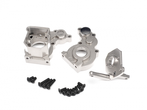 Boom Racing Axial Wraith Aluminum Transmission Case Silver