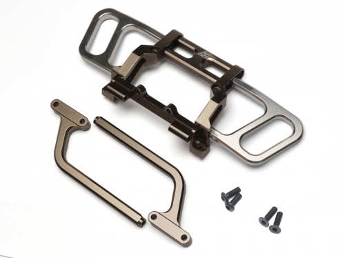 Boom Racing Axial Wraith Aluminum Front HD Bull Bar Set Gun Metal