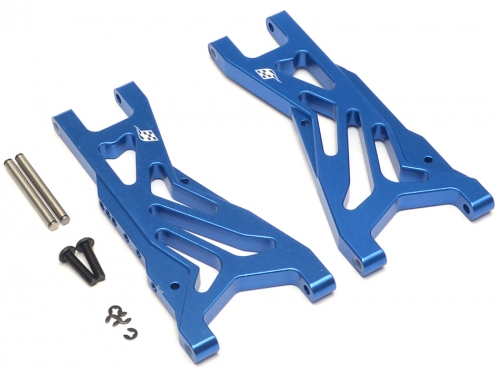 Boom Racing Traxxas Slash 4X4 Aluminum Front / Rear Lower Arm - 1 Pair Blue