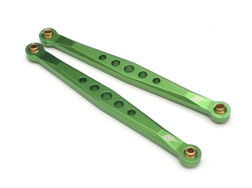 Boom Racing Vaterra Twin Hammers Aluminum Upper Suspension Links - 1 Pair Green