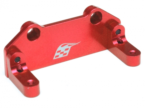 Boom Racing Gmade Sawback Aluminum Servo Plate - 1 Pc Red