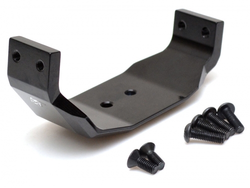 Boom Racing RC4WD Trail Finder 2 Aluminum High Clearance Skid Plate Transfer Case Mount for TF2 Black