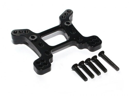 Boom Racing Axial Yeti Aluminum Shock Tower- 1 Set Black
