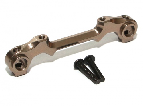 Boom Racing Axial Yeti Aluminum Front Body Mount Base -1 Pc Gun Metal