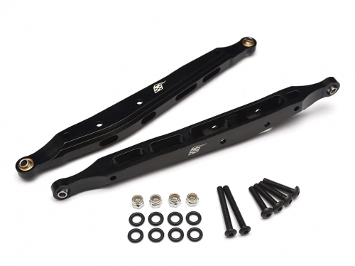Boom Racing Axial Yeti Aluminum Rear Lower Links - 1 Pair Black